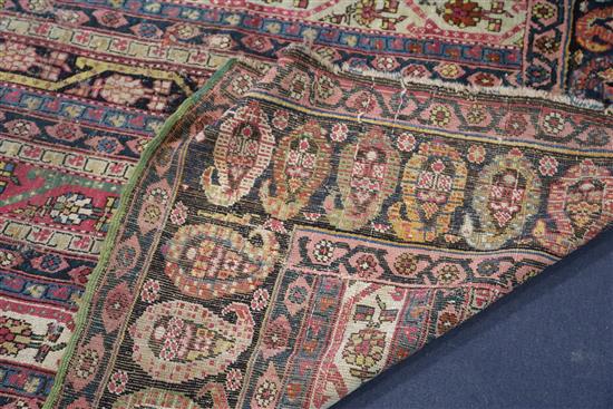 An antique Karabagh runner, 17ft 2in by 6ft 10in.